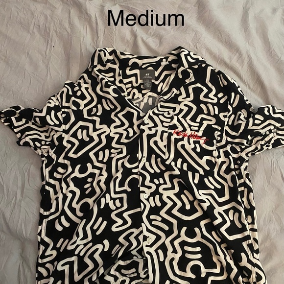 Graphic Button Down Shirt - Picture 1 of 1